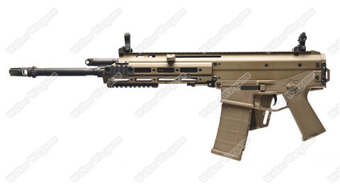 WE MSK Masada ACR Green Gas GBB Gas Blow Back Rifle Full Metal - Tan