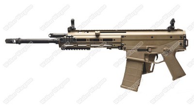 WE MSK Masada ACR Green Gas GBB Gas Blow Back Rifle Full Metal - Tan
