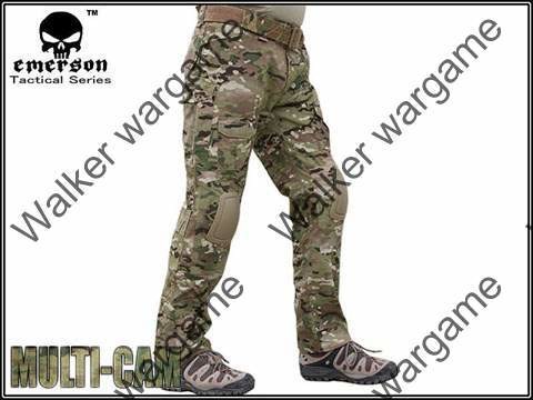Combat Pants Build In Knee Pads - Multi camo