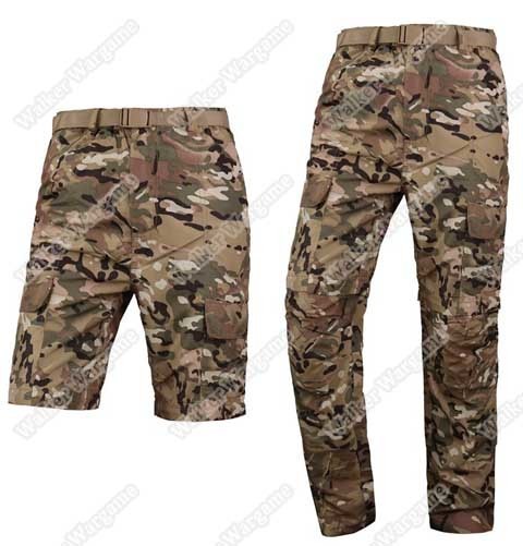 US NAVY SEALS Quick Drying Tactical Pants Trousers Can Become Shorts - Multi Camo