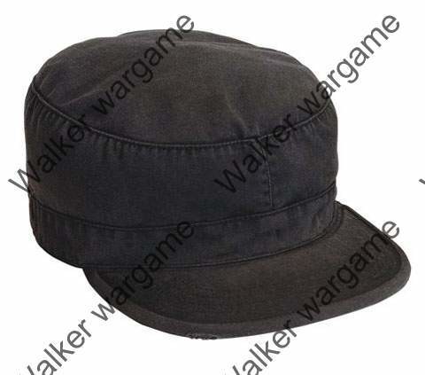 Combat Cap Hat - Police SWAT Black