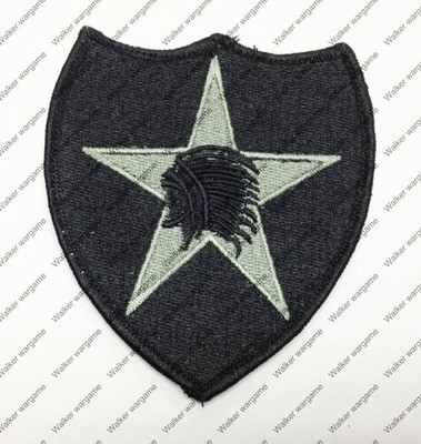 B966 US Army 2nd Infantry Division Patch With Velcro - ACU Colour