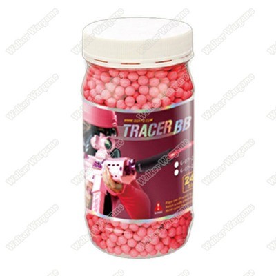 G&amp;G Airsoft Tracer BB 0.25g 2400 Shots Red (Glow In The Dark)