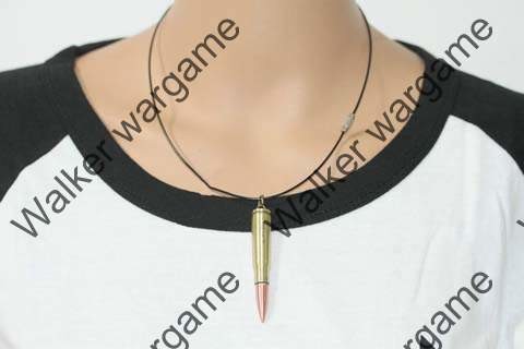 Dummy 5.56 Rifle Bullet Necklaces