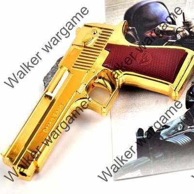 Mini Golden Desert Eagle Red Laser Gun Pistol
