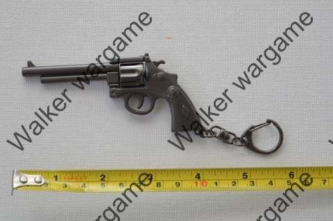 Miniature Gun Keychain Ring- Revolver