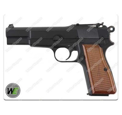 WE Browning M1935 Full Metal Airsoft GBB Pistol - Green Gas