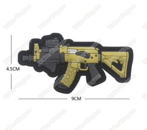 PWG003 PVC Rubber Tactical AK Patch With Velcro - Full Colour