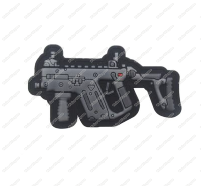 PWG011 PVC Rubber Kriss Vector Patch With Velcro - Full Colour
