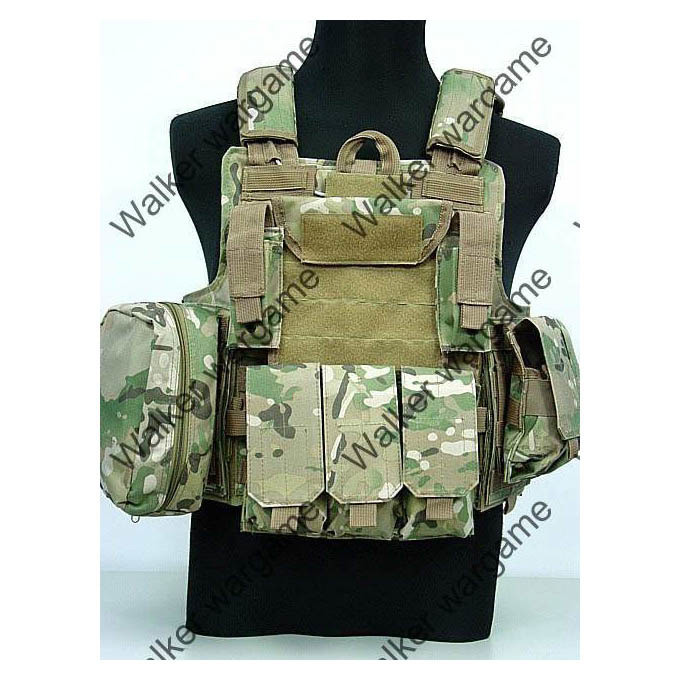 US Force Recon Marine MOD MOLLE Vest - Multi Camo