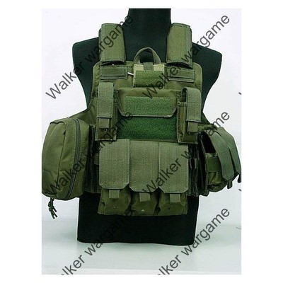 US Force Recon MOD MOLLE Vest - Army OD Green