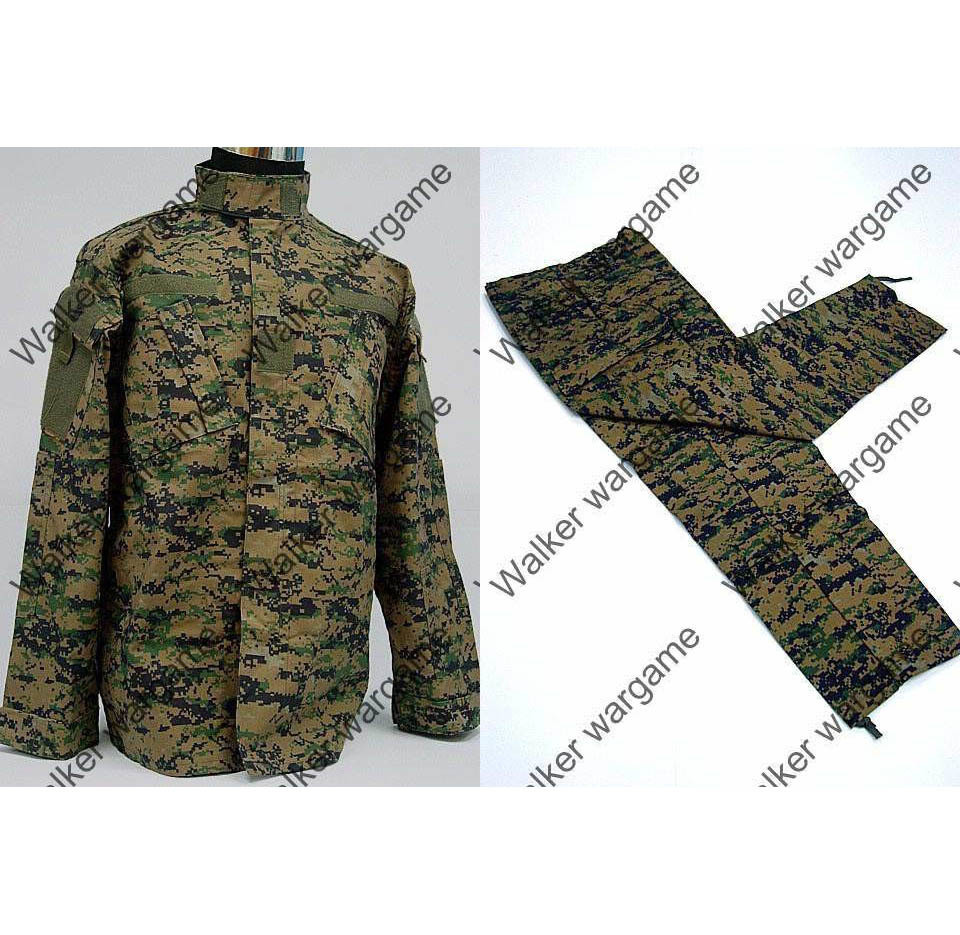 BDU Battle Dress Uniform Full Set - US MARINE Digital Woodland Camo Marpat