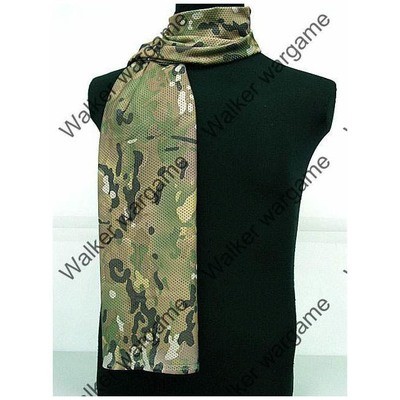 Scrim Scarf Face Veil Mask - Multi Camo