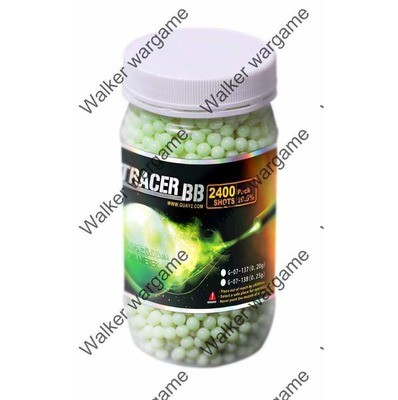 G&G Airsoft Tracer BB 0.25g 2400 Shots Green (Glow In The Dark)