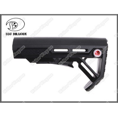 Big Dragon Viper Mod1 Tactical Adjustable Butt Stock for M4/M16 Series Airsoft AEGs - Black