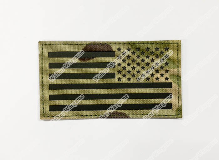LWG004 US Flag MC Multicam Right Arm - Laser Cut Patch With Velcro