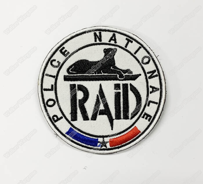 WG123 RAID French National Police Patch With Velcro - Full Colour