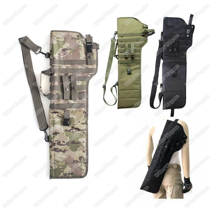 Tactical Shoulder Carry Or Molle Rifle Scabbard Fit M4 AK Shotgun