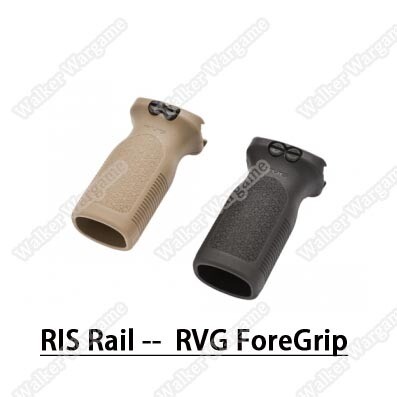 Short Grip RVG Vertical Foregrip Grip - Black Tan