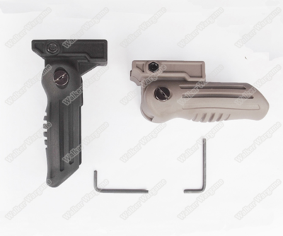 AK Tactical Foldable Foregrip Grip - Tan Black