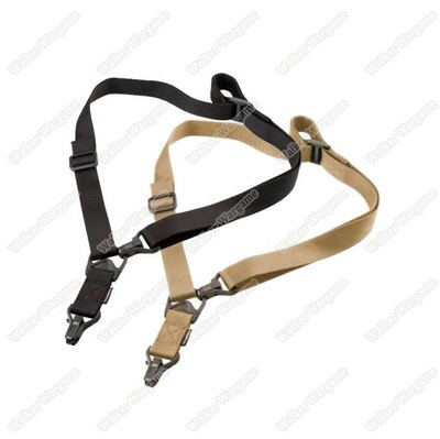 MP MS2 Single/Two Point Multi-Mission Sling - Black & Tan