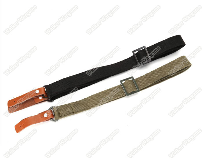Original Leather Hook AK 2 Two Point Rifle Sling Belt - (Multi-Color)