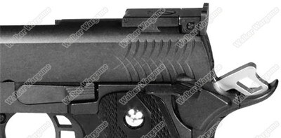 WE HI CAPA 5.1 IPSC Green Gas Blow Back Pistol Special Hole