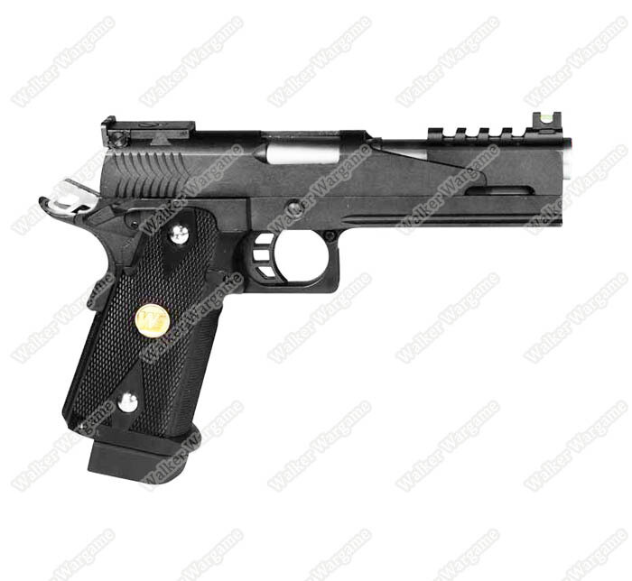WE HI CAPA 5.1 IPSC Green Gas Blow Back Pistol Special Hole