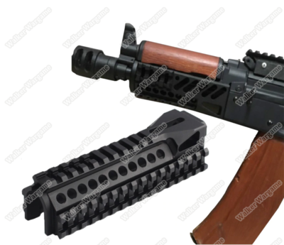 AK74 B-11 Lower Picatinny Handguard for Airsoft AK - Black