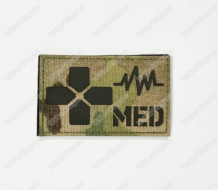 LWG030 Tactical Medical Multicam - Laser Cut Patch With Velcro