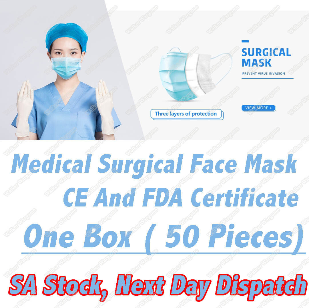 JINGEAO Disposable Medical Face Mask 3 Ply- 50Unit R9.00 each