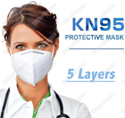 FFP2 KN95 Daily Protective Face Masks 5 Layers