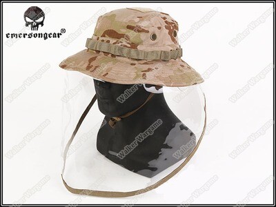 Emerson Boonie Cap With Face Shield - US Army Multicam Arid MCAD