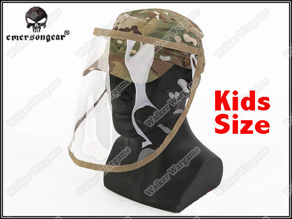 Emerson Kids Combat Cap With Face Shield - US Army Multicam