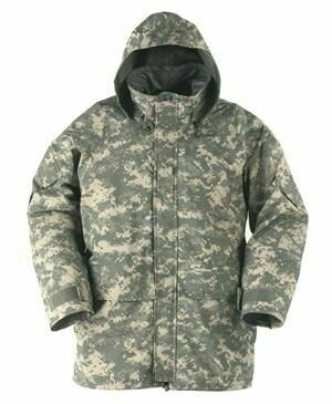 Original US Amry Gore-Tex Parka GEN II Cold Weather Universal Camouflage ACU Size S