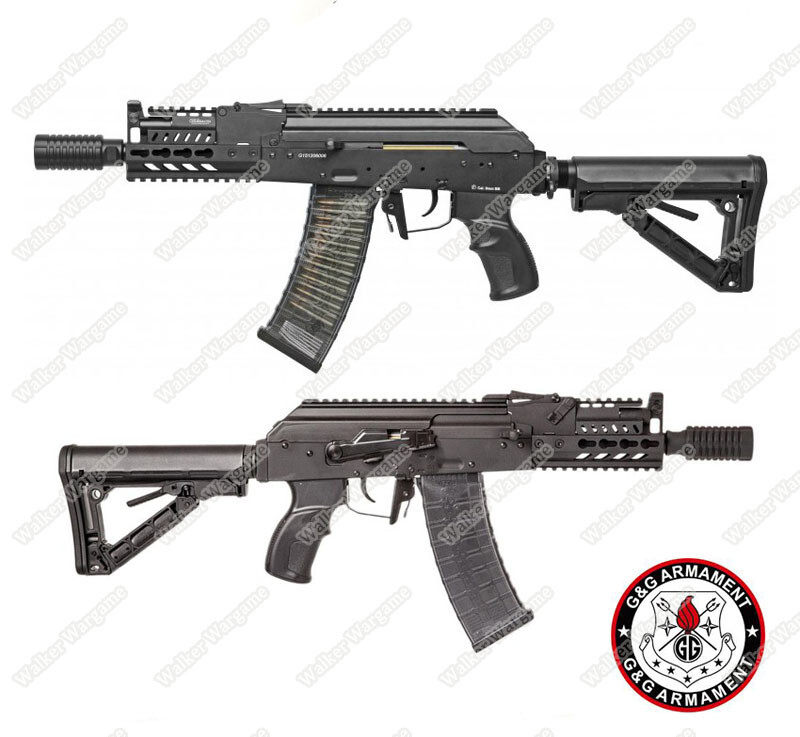 G&amp;G Tactical RK74 CQB  KeyMod AK CQB AEG Airsoft Gun Build In ETU MOSFET - Black