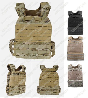 VE61 CrossFit Tactical Molle Plate Carrier Vest - ,Black ,Tan ,Multicam