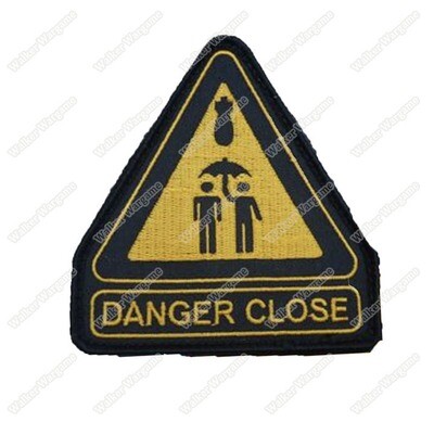 WG135 Danger Close Chapter Morale Patch With Velcro - Full Color