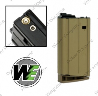 WE Tech SCAR H MK17 30rds GBB Mag Green Gas Airsoft Mag Tan