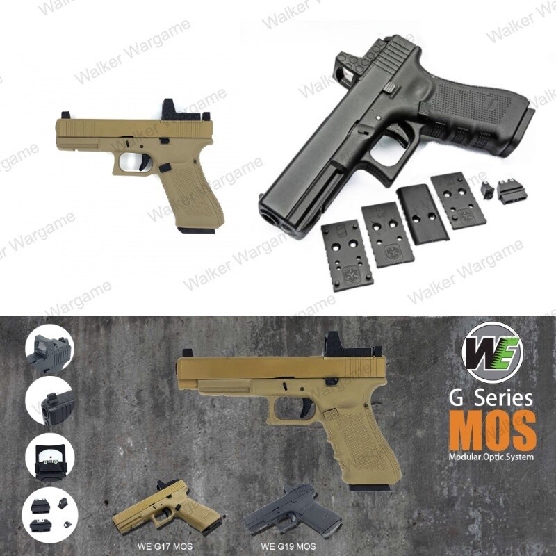 ​WE Tech Glock 17 Gen 5 MOS GBB Airsoft Pistol