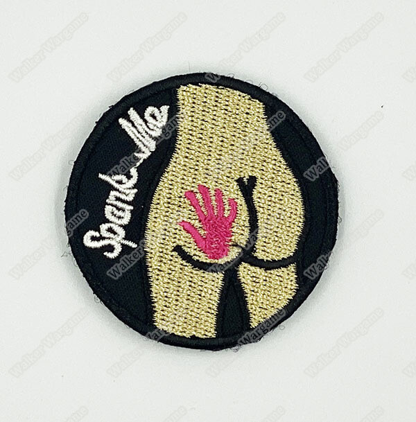 WG142 Spank Me Chapter Morale Patch With Velcro - Full Color