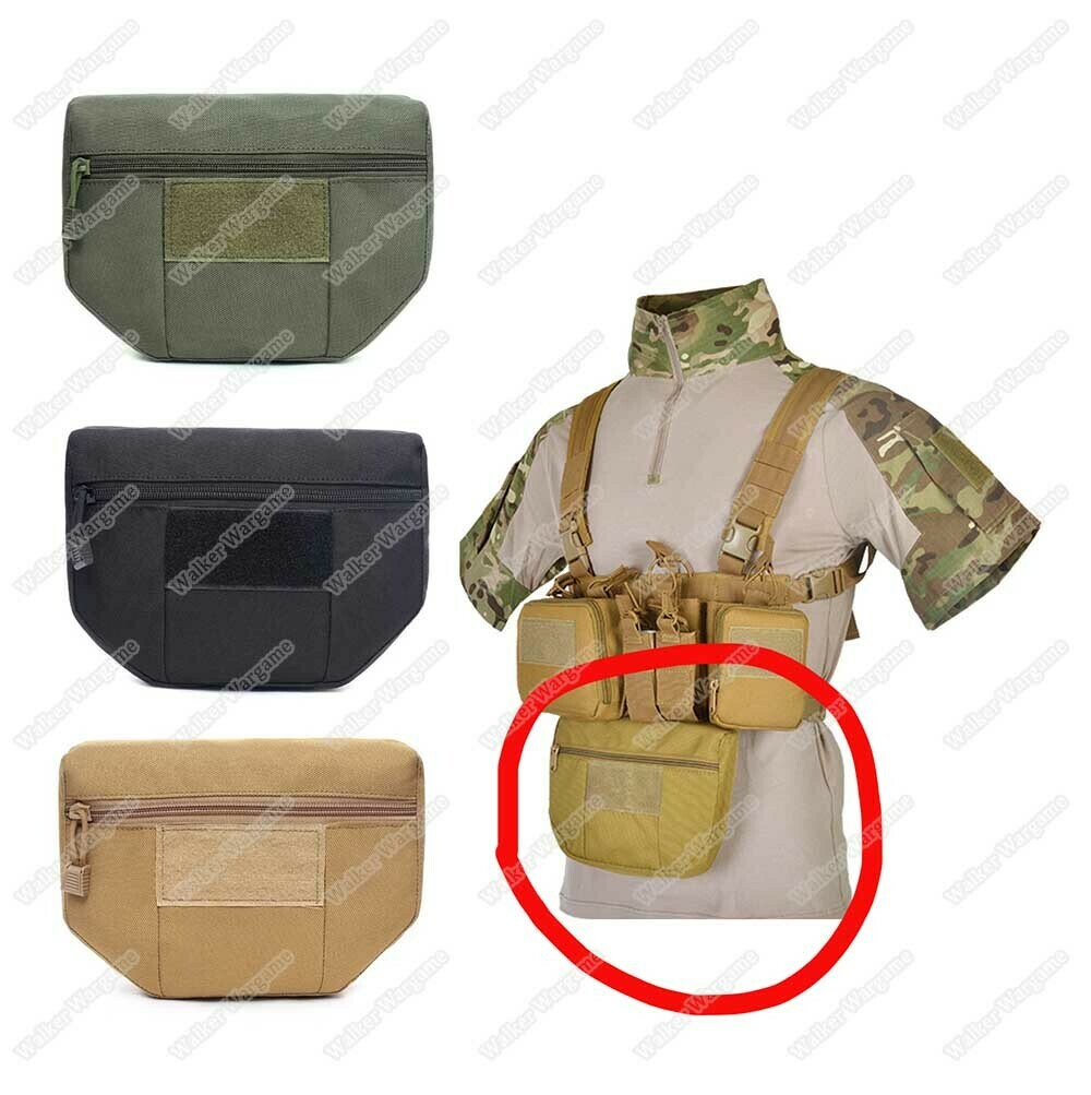 WWG Belly Pouch Drop Down Velcro Utility Pouch
