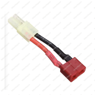 Small Tamiya Plug To DEANS T-plug Convertor - T Female to Tamiya Male