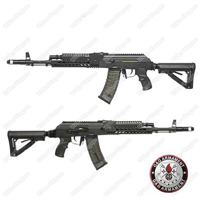 G&G Tactical RK74 T KeyMod AK Carbine AEG Airsoft Gun Build In ETU MOSFET - Black