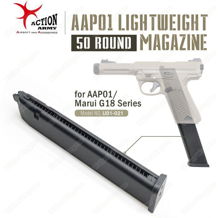 Action Army Light Weight Green Gas Mag For AAP01 Pistol