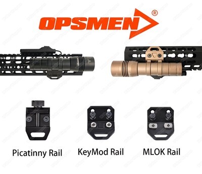 Opsmen FAST 502 Compact  Flashlight 800 Lumens (KeyMod, MLOK, Picatinny Rail)