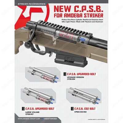 ARES C.P.S.B. Compact Power Spring Bolt for ARES Amoeba 'STRIKER' S1 Sniper Rifle Gen2 CO2
