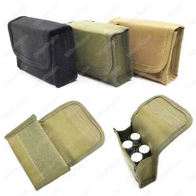 Tactical Molle 10 Rounds Shotgun Shell 12 Gauge/20G  Ammo Round Cartridge Pouch