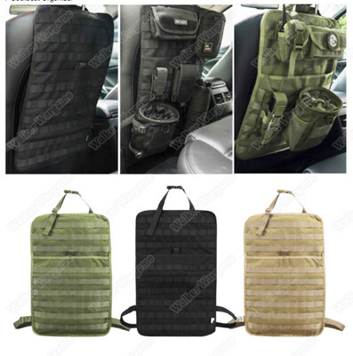 Vehicle Seat Back Molle Panel Organizer