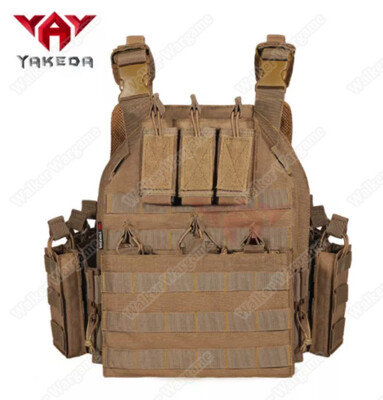 YAKEDA Quick Release Plate Carrier Molle Vest - Multic Color